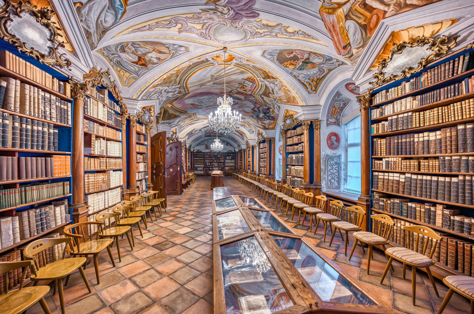 Bibliothek und Versammlungsraum des Augustiner-Chorherrenstifts Reichersberg