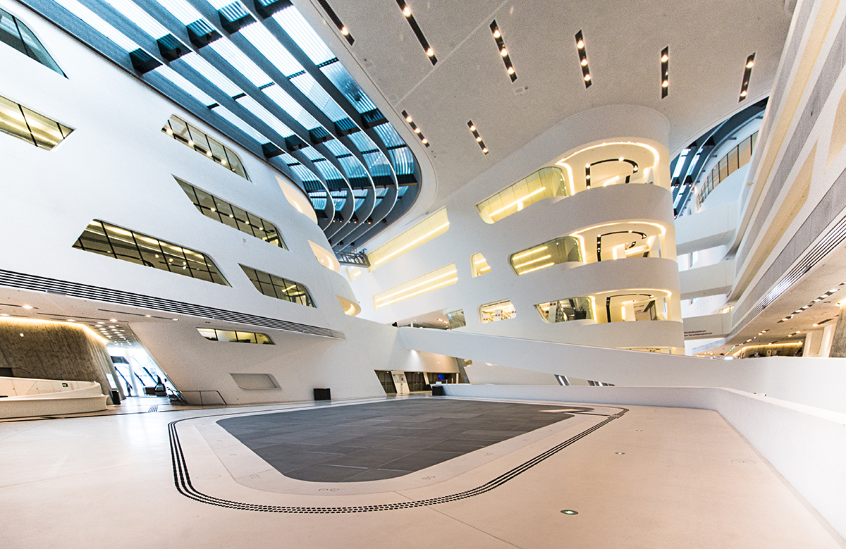Bibliothek von Zaha Hadid in Wien