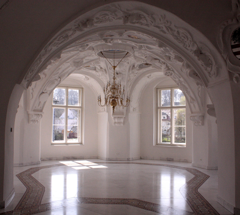 Bibliotheksraum im Schloß Bad Muskau im Fürst-Pückler-Park