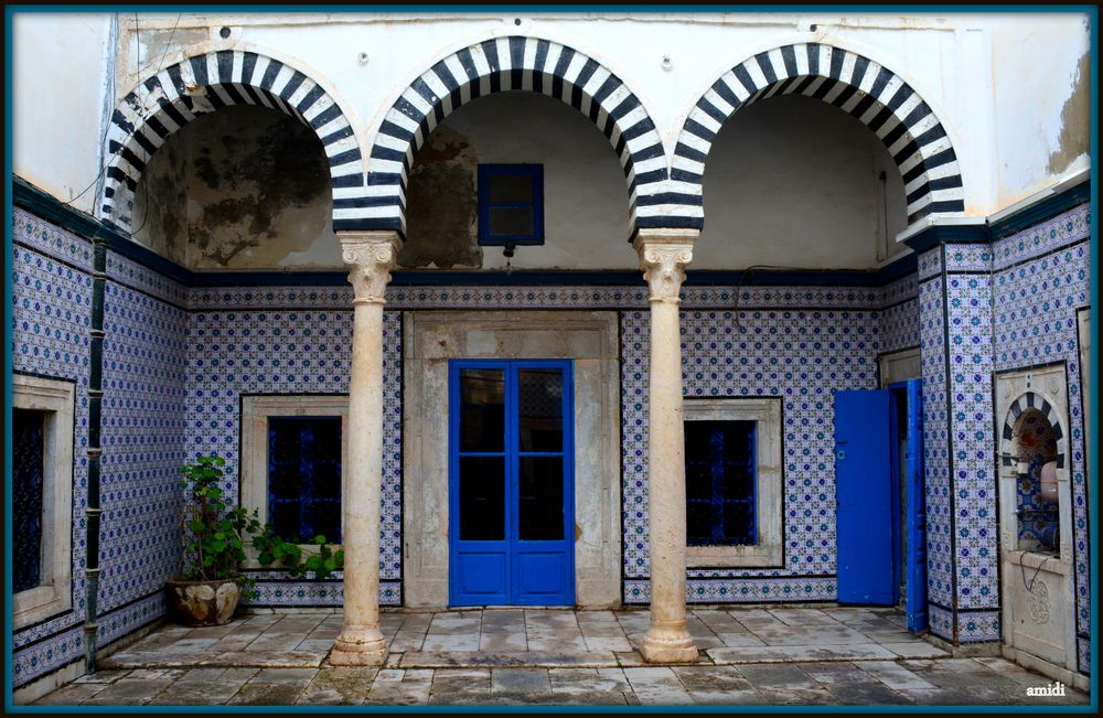 Bibliothéque Dar Ben Achour à la Médina de Tunis