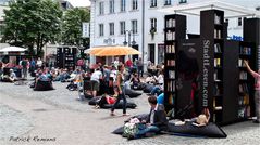 bibliothèque en plein air