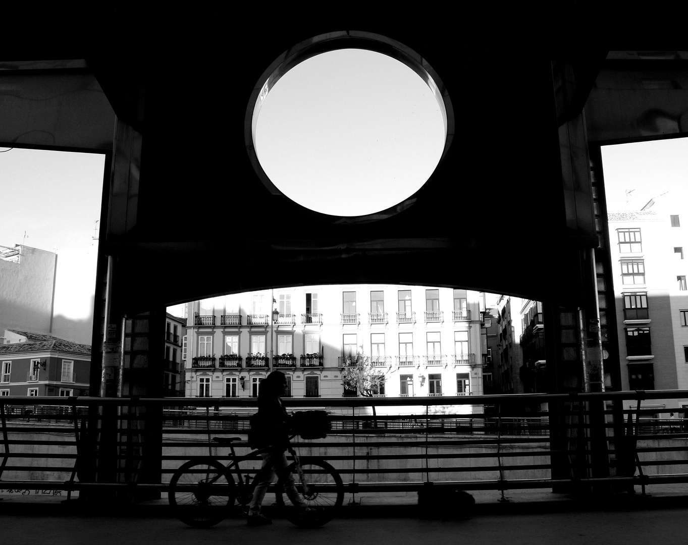 Bicicleando junto al río.