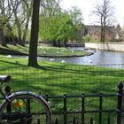 bicicleta en el lago