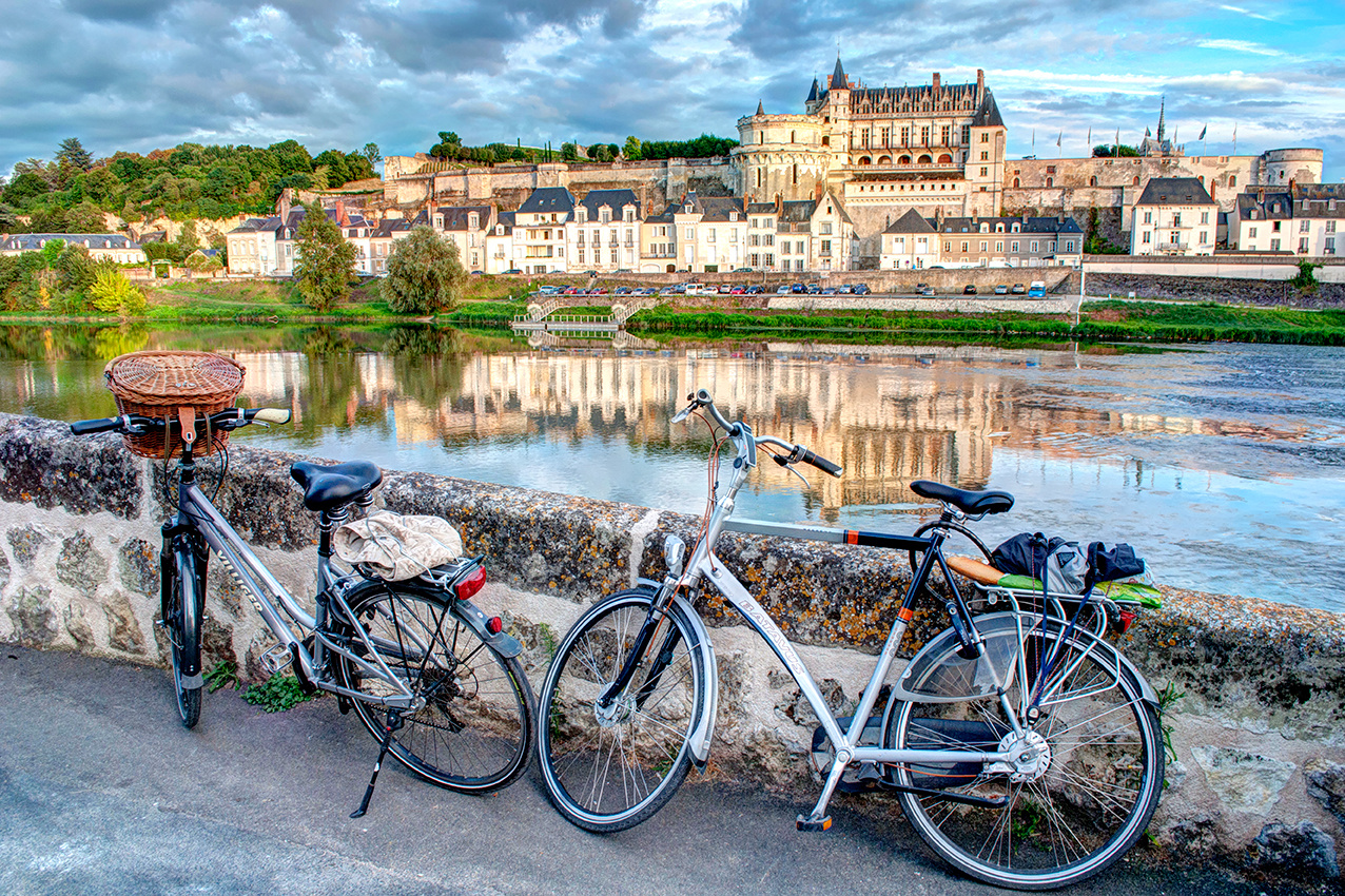 Bicicletas en Amboise