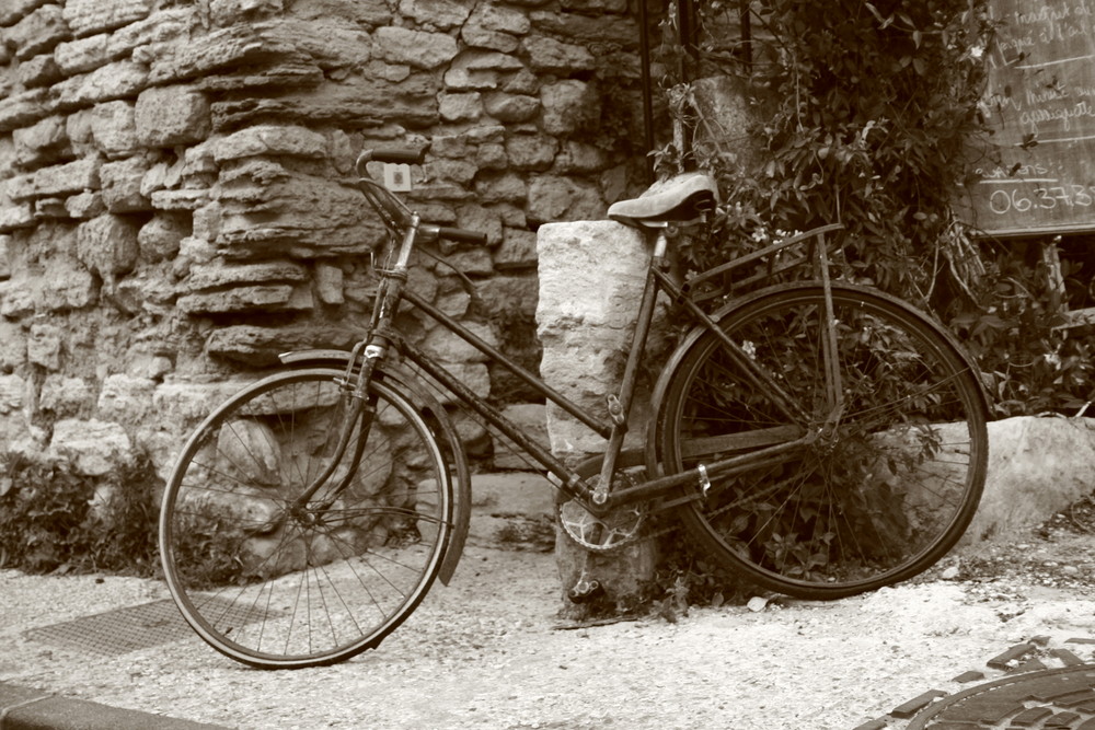 Bicicletta in pensione