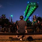 Bick auf den Landschaftspark Duisburg - Nord