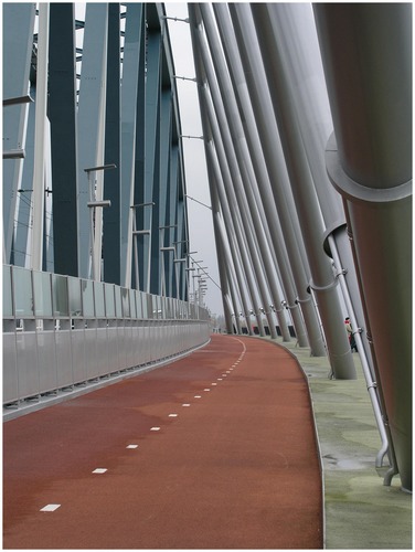 * bicycle bridge/Nijmegen *