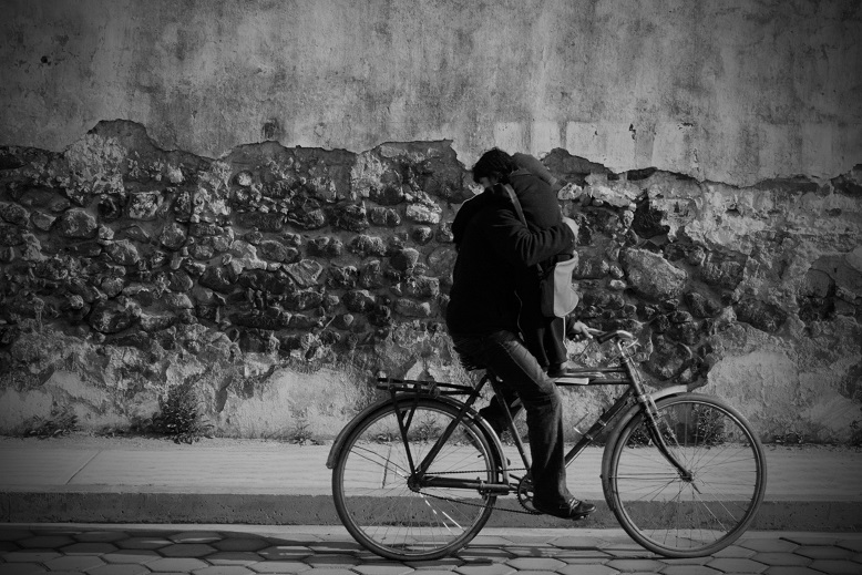 Bicycle day in Cholula Mexico