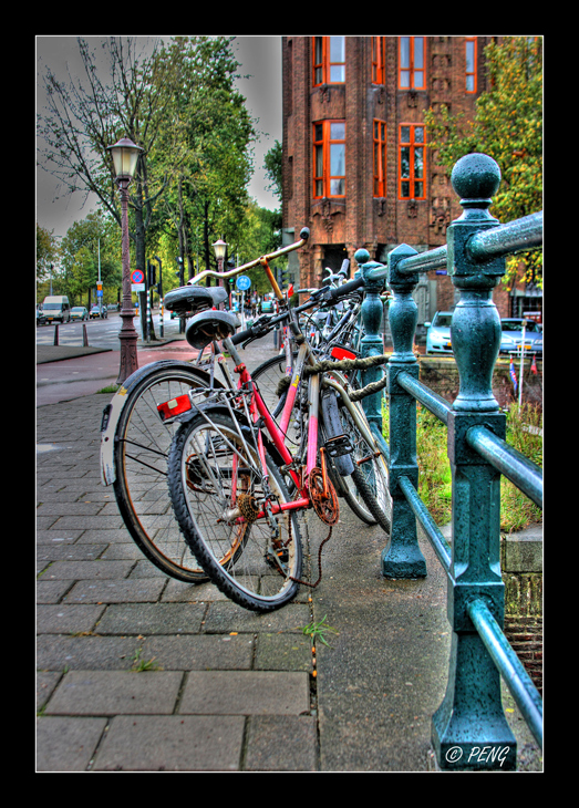 Bicycle in the Rain