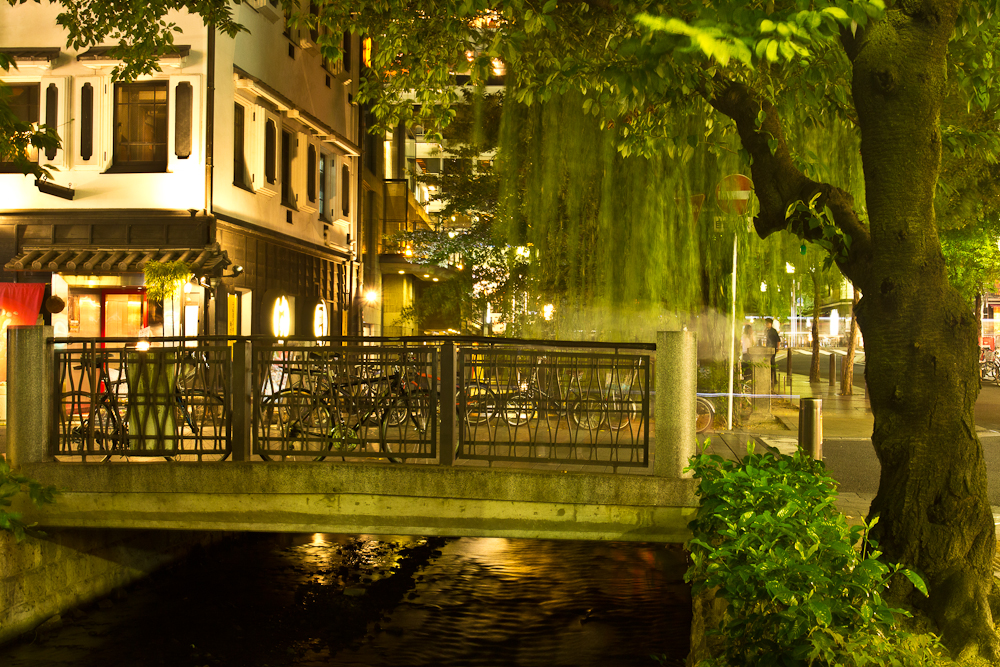 Bicycles at night