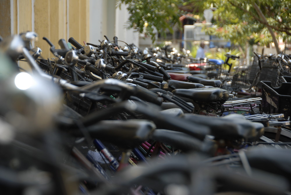 Bicyclettes de Pondichery (Inde)