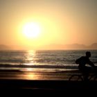 bicycling in Copacabana