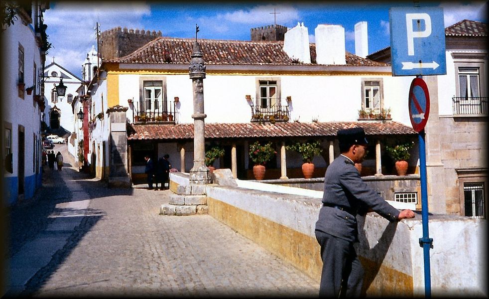 Óbidos...Via principale....1970.