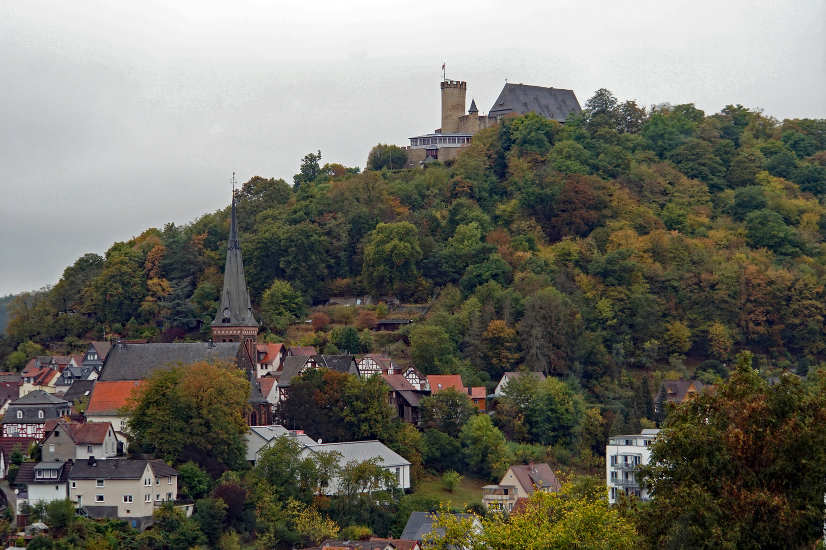 Biedenkopf Schloss und Kirche 