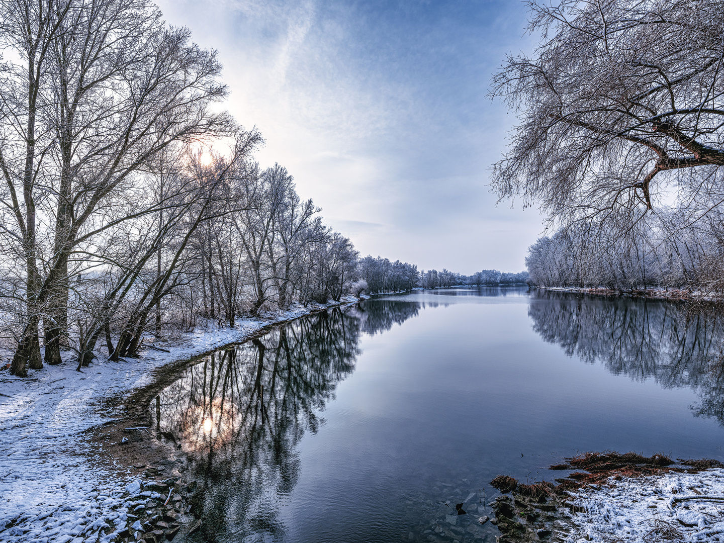 Biedensand im Winter 