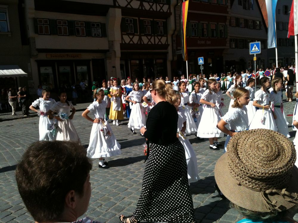 Biedermeier Tanzgruppe Kinderzeche Dinkelsbühl 2015