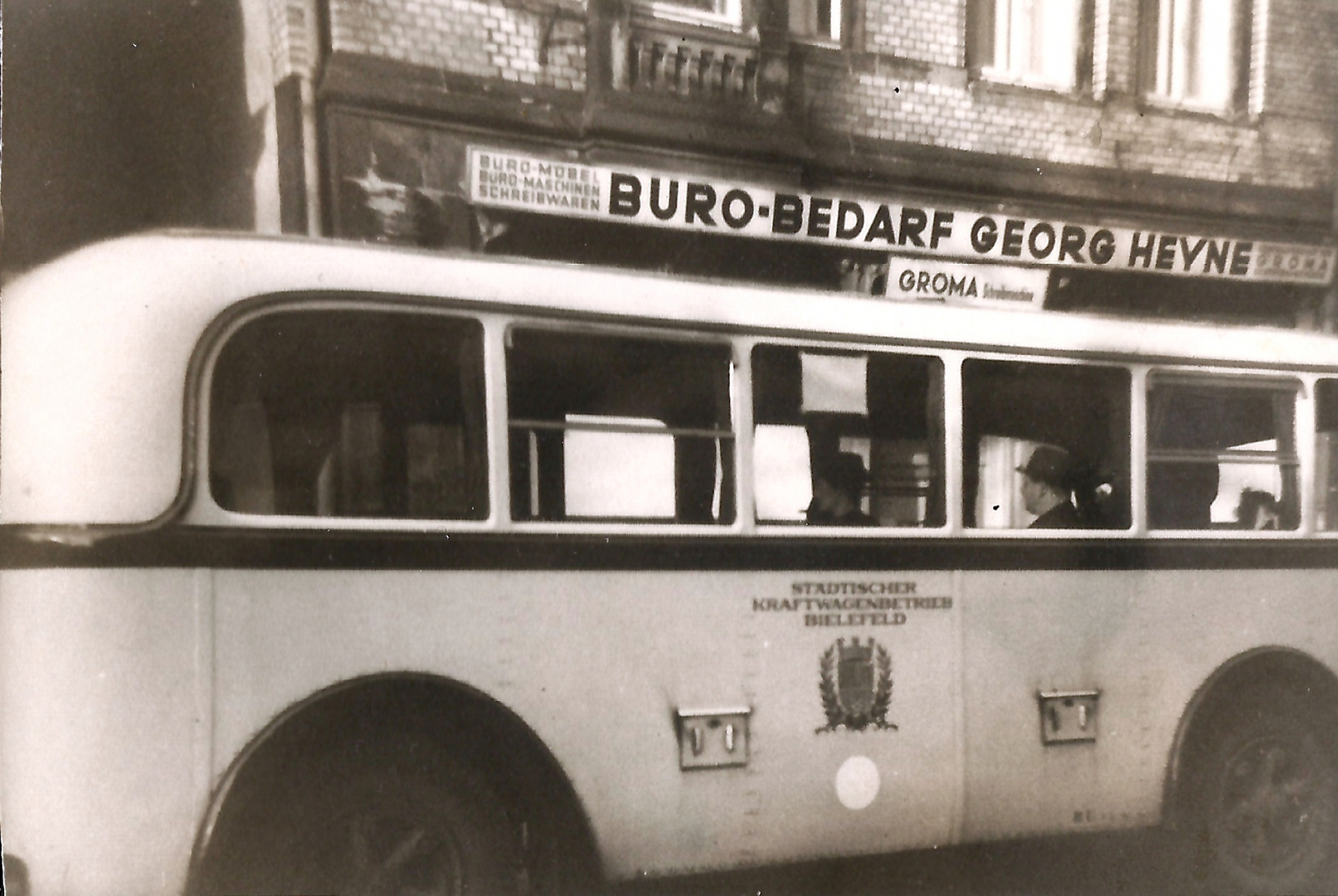 Bielefeld 1940 - Bus Städtischer Kraftwagenbetrieb