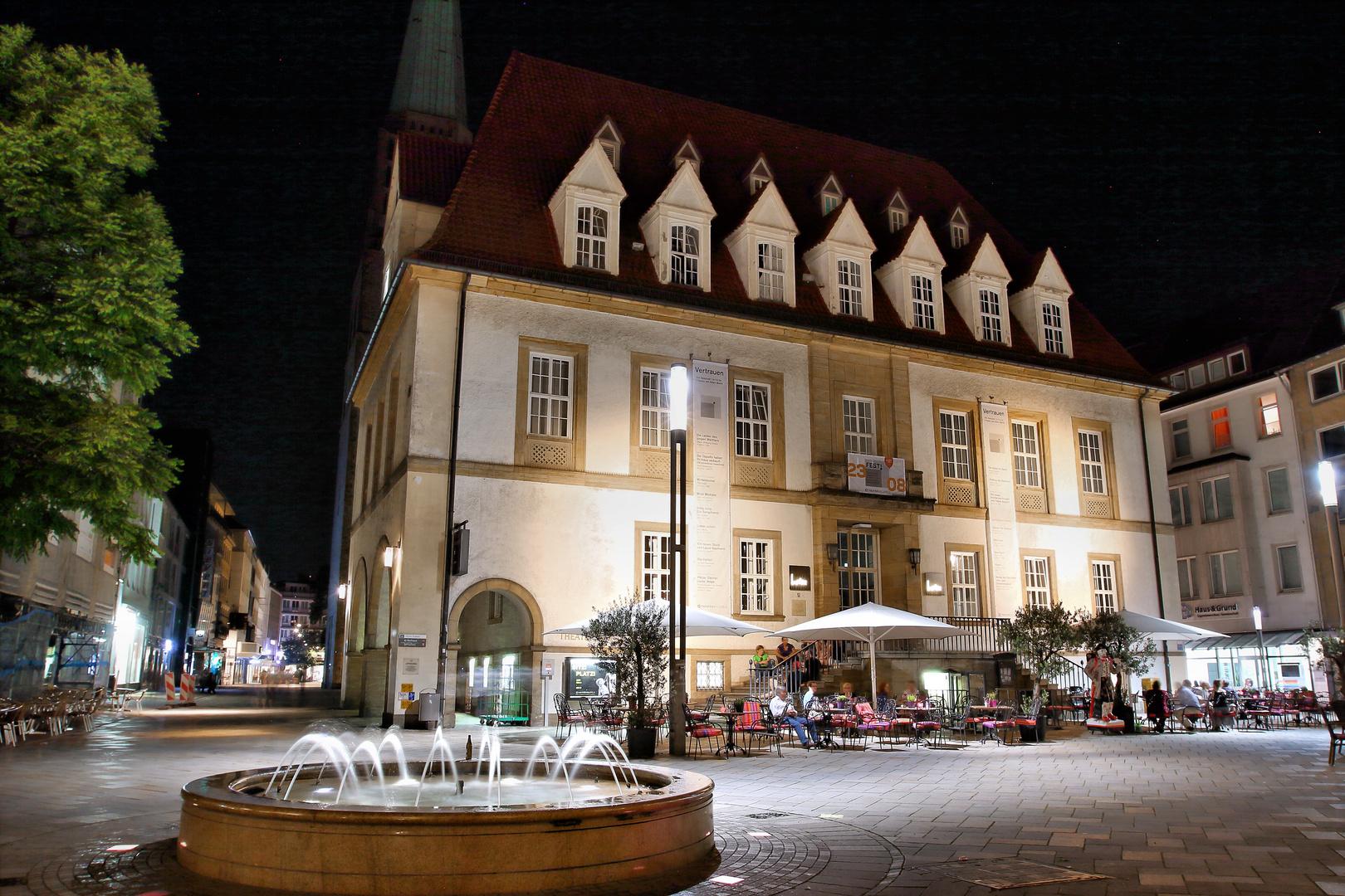 Bielefeld bei Nacht - Alter Markt (01)