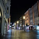 Bielefeld bei Nacht - Bahnhofstraße