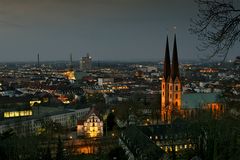 Bielefeld bei Nacht ...