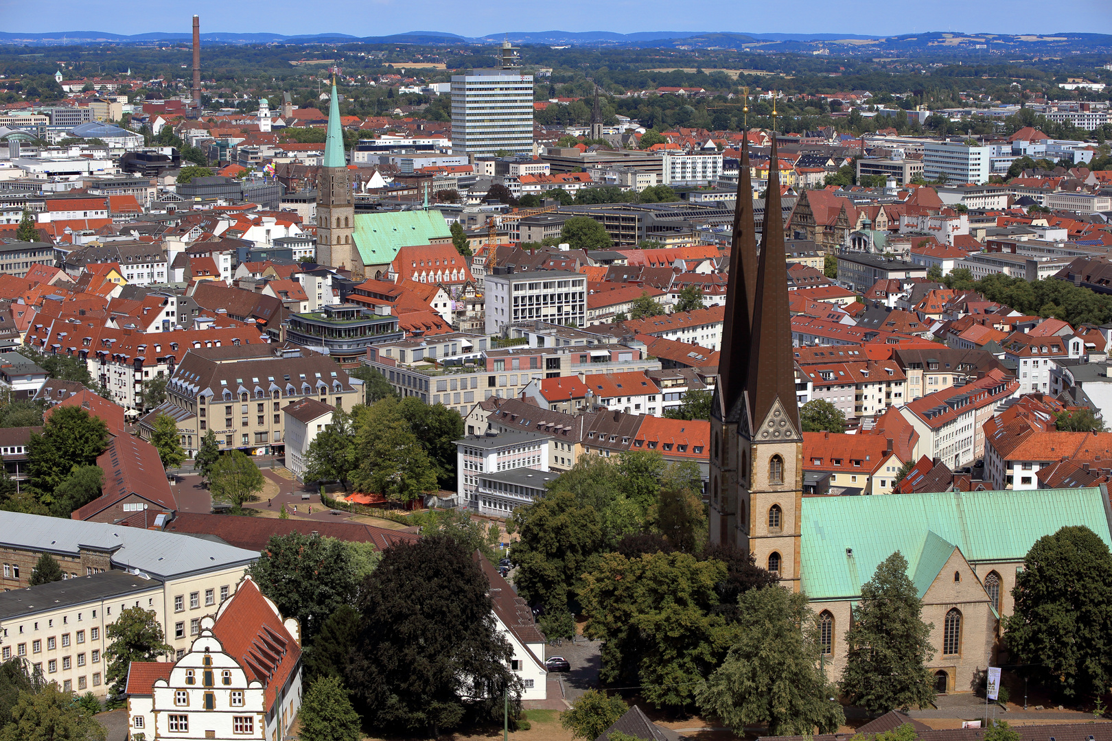 Bielefeld - Blick von der Sparrenburg