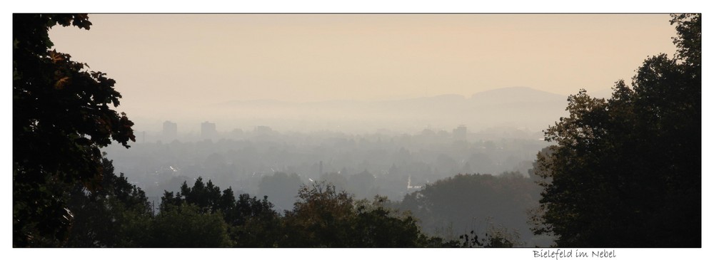 Bielefeld im Nebel