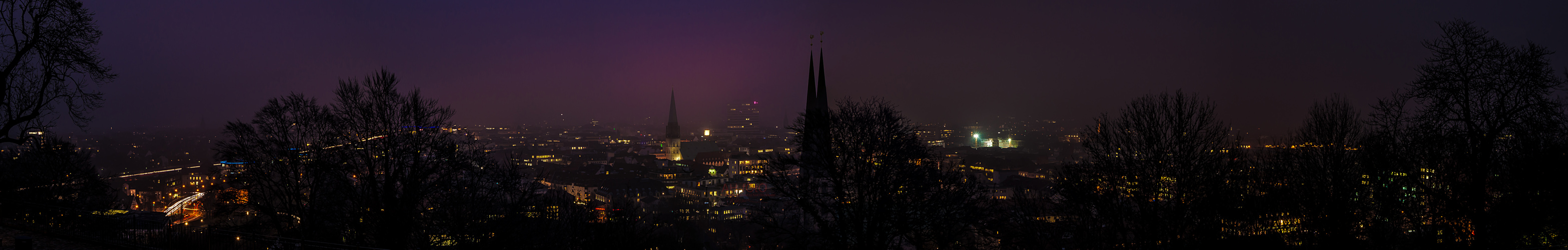 Bielefeld - Nachtpanorama