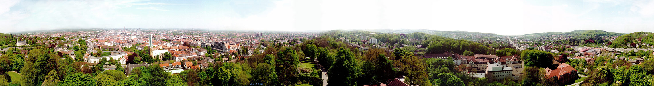 Bielefeld von der Sparrenburg 1996