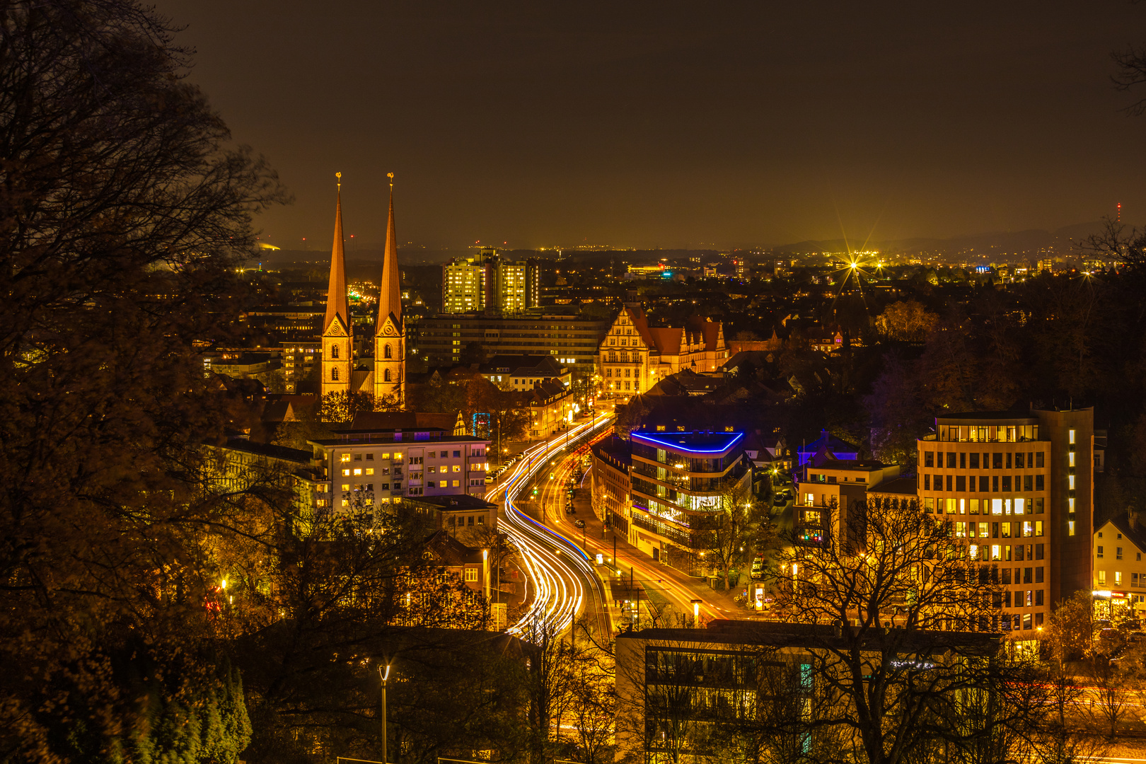 Bielefeld zum Abend