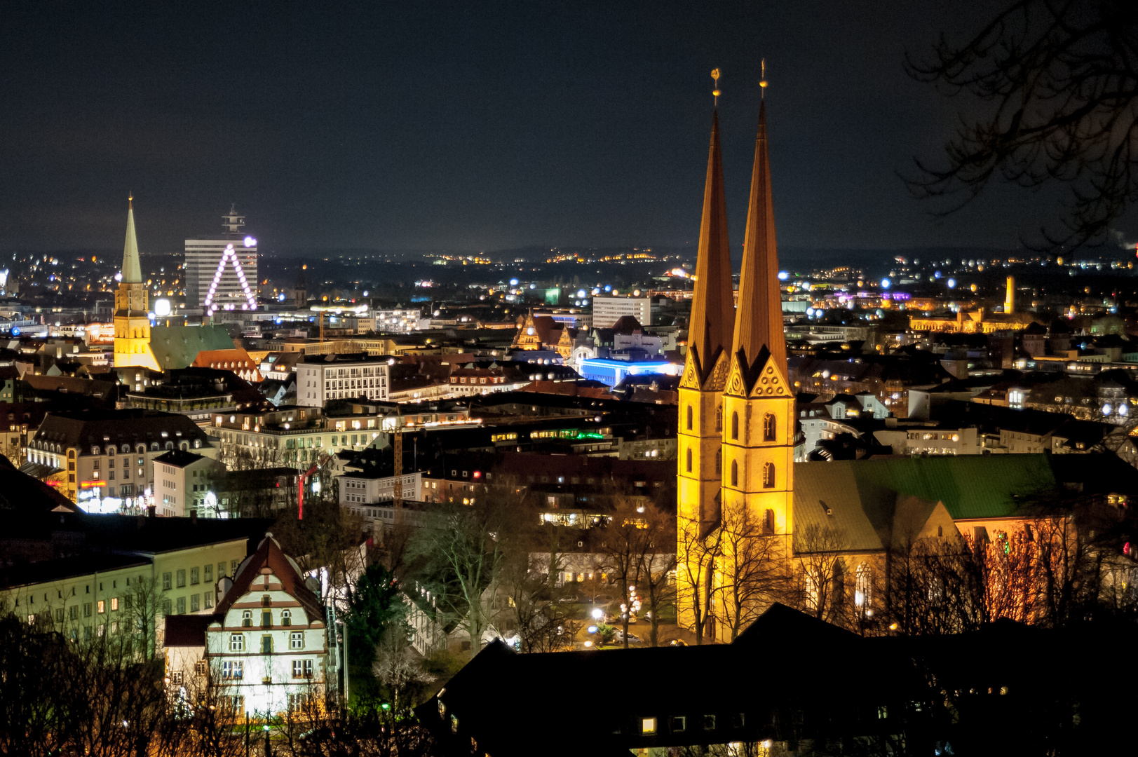 Bielefelder Nachtansicht