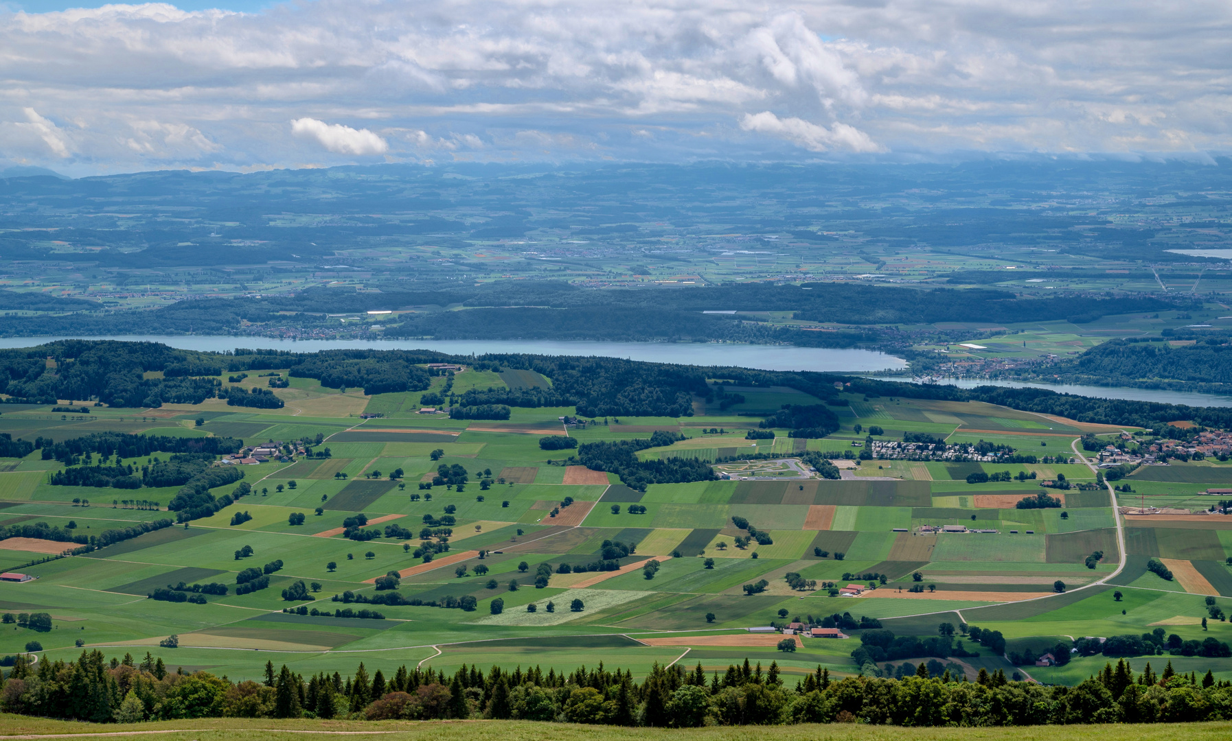 Bielersee Aussicht vom Chasseral