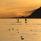 Bielersee bei Sonnenuntergang