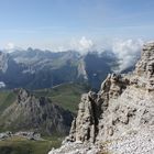 Bien petit en haut de l'immensité