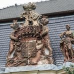 Biendorf, Wappen des Fürstentums Anhalt-Köthen an der Orangerie