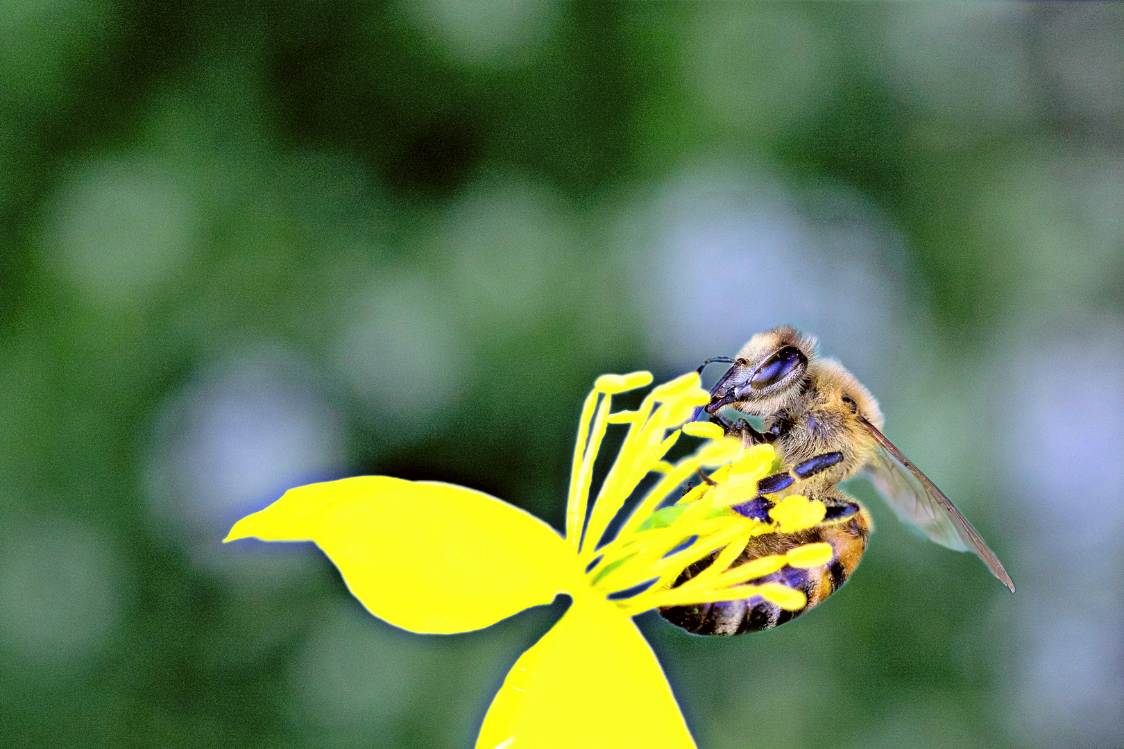 Biene im Garten