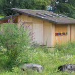 Bienenhaus im botanischen Garten bei Brüglingen