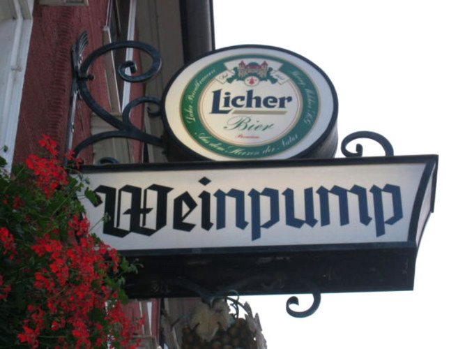 Bier auf Wein - das lass sein! "Bierpump"?!