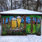 Bier im Schnee