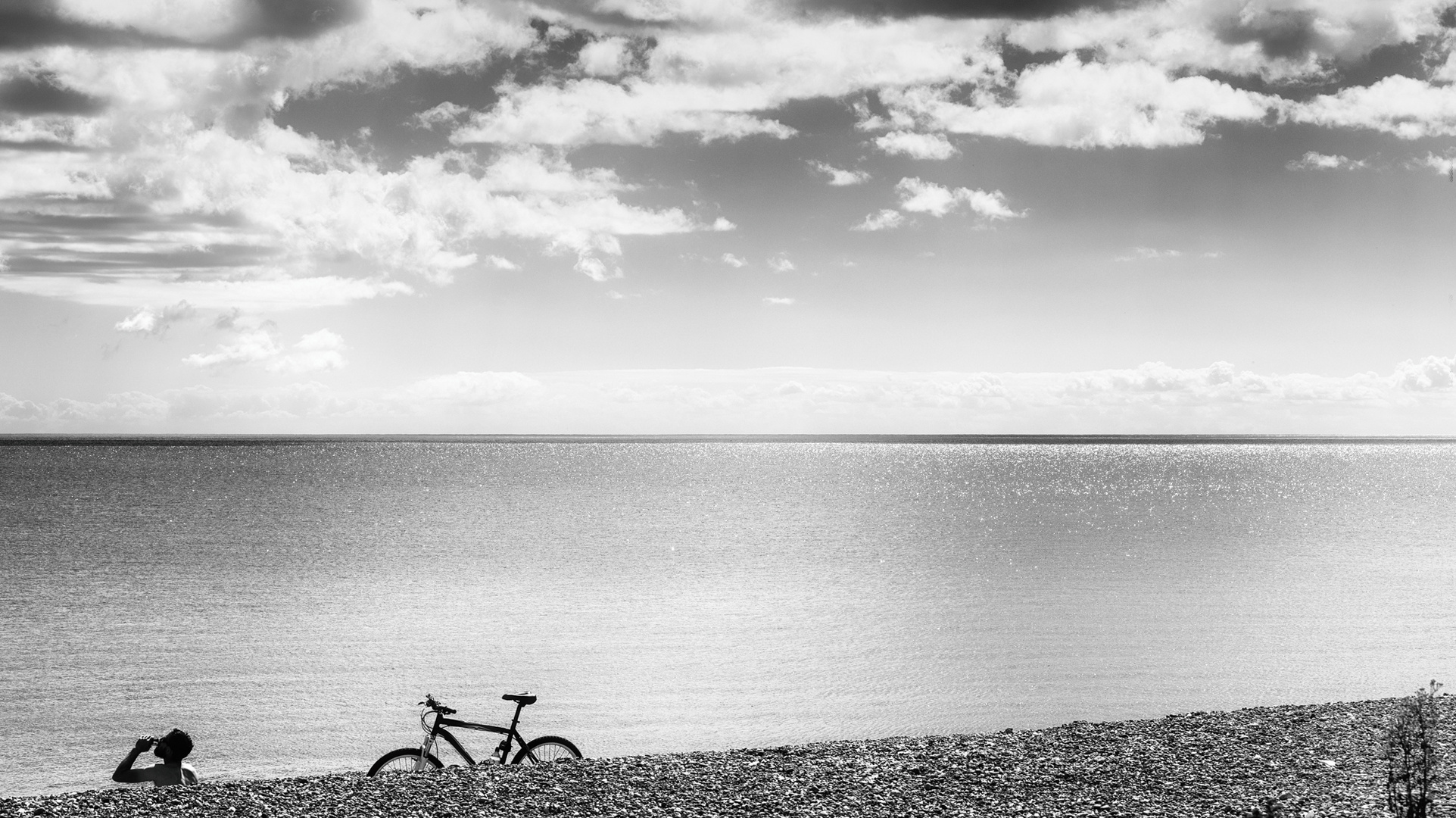 Bierchen am Strand