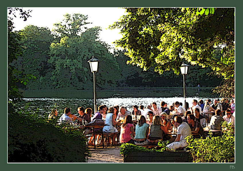 Biergarten Foto & Bild | deutschland, europe, bayern ...