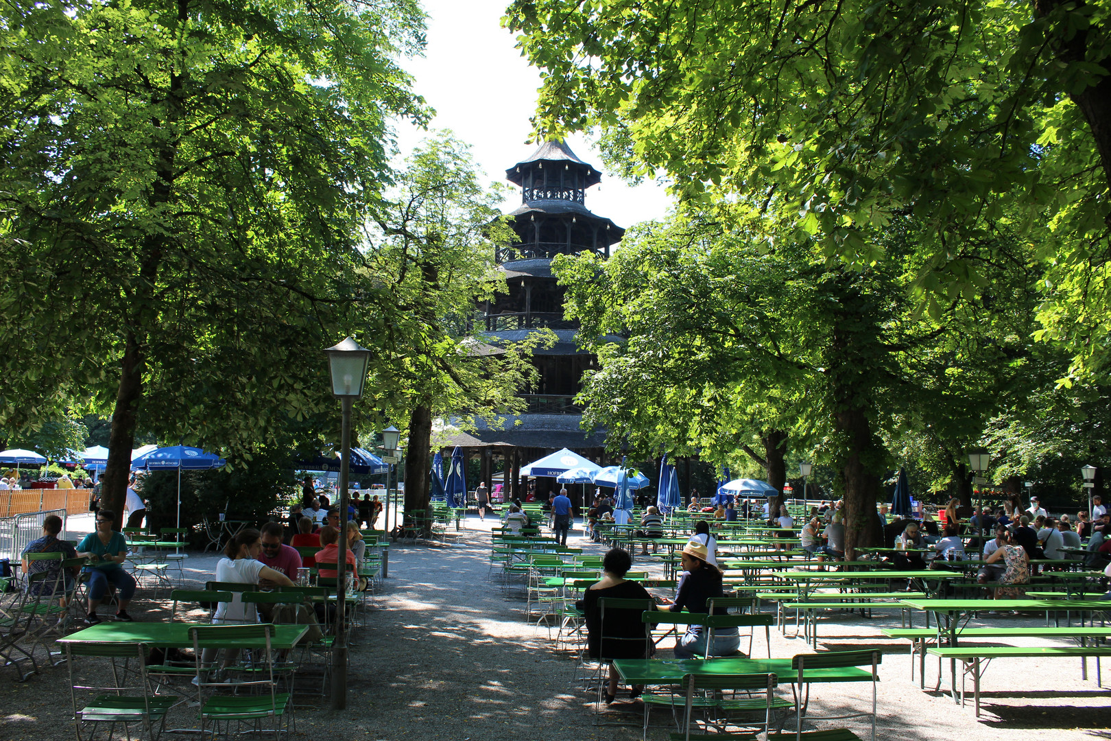 Biergarten am Chinesischen Turm in München