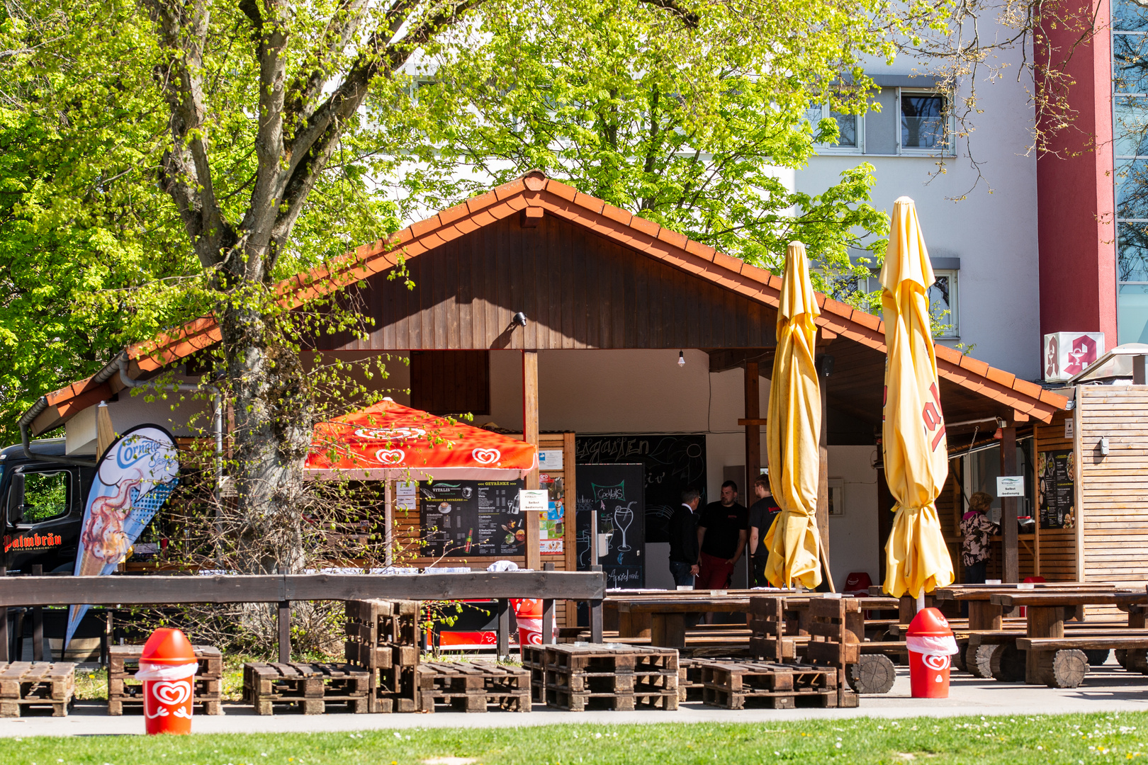 Biergarten im Sole-Aktiv-Park