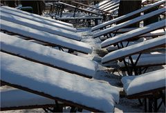 Biergarten in Ruhestand