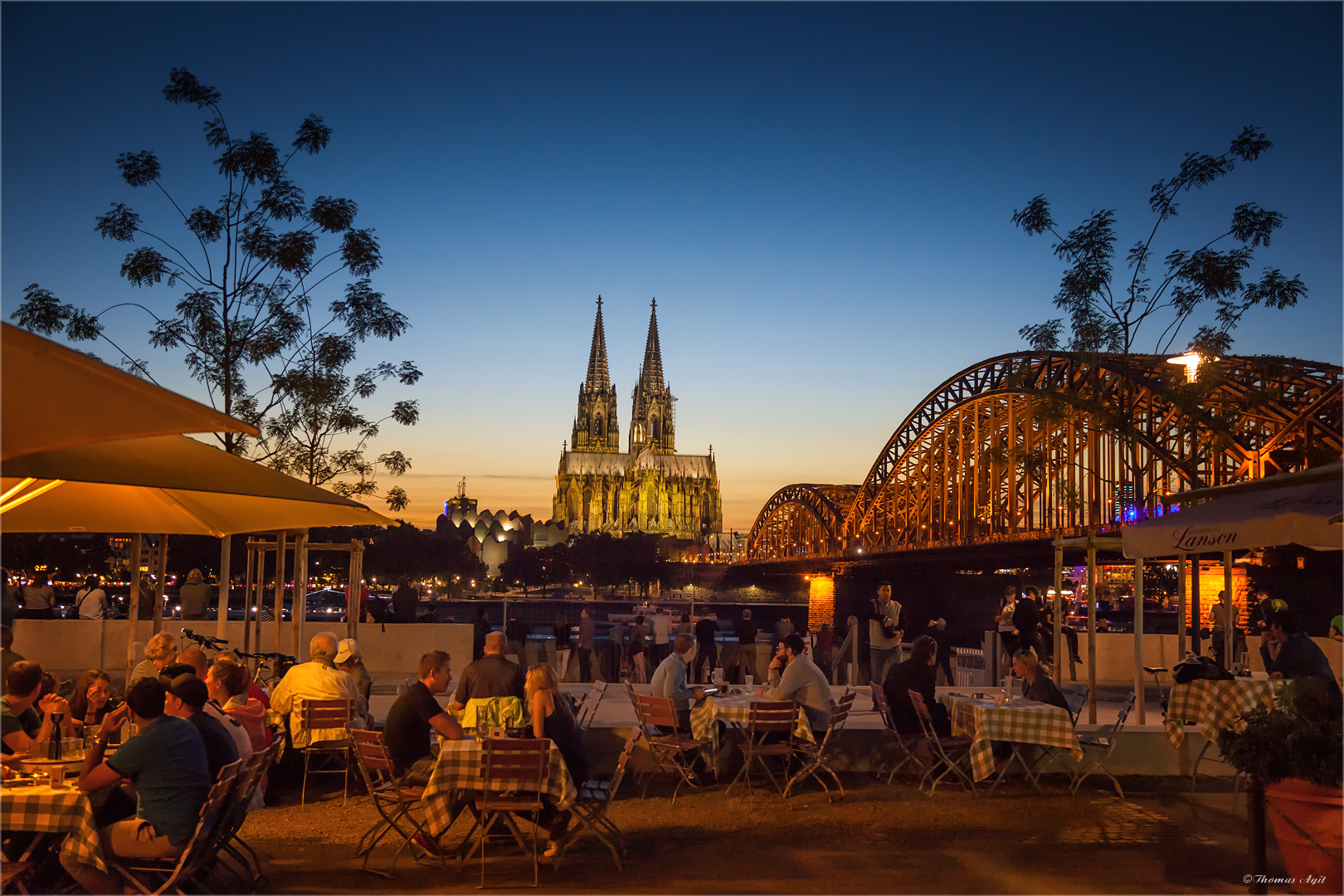 Biergarten mit Aussicht