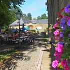 Biergarten von Kloster Banz