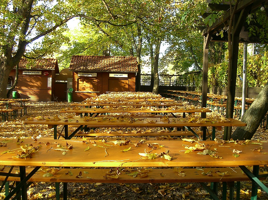 Biergarten Waterloo zum Saisonende 2012