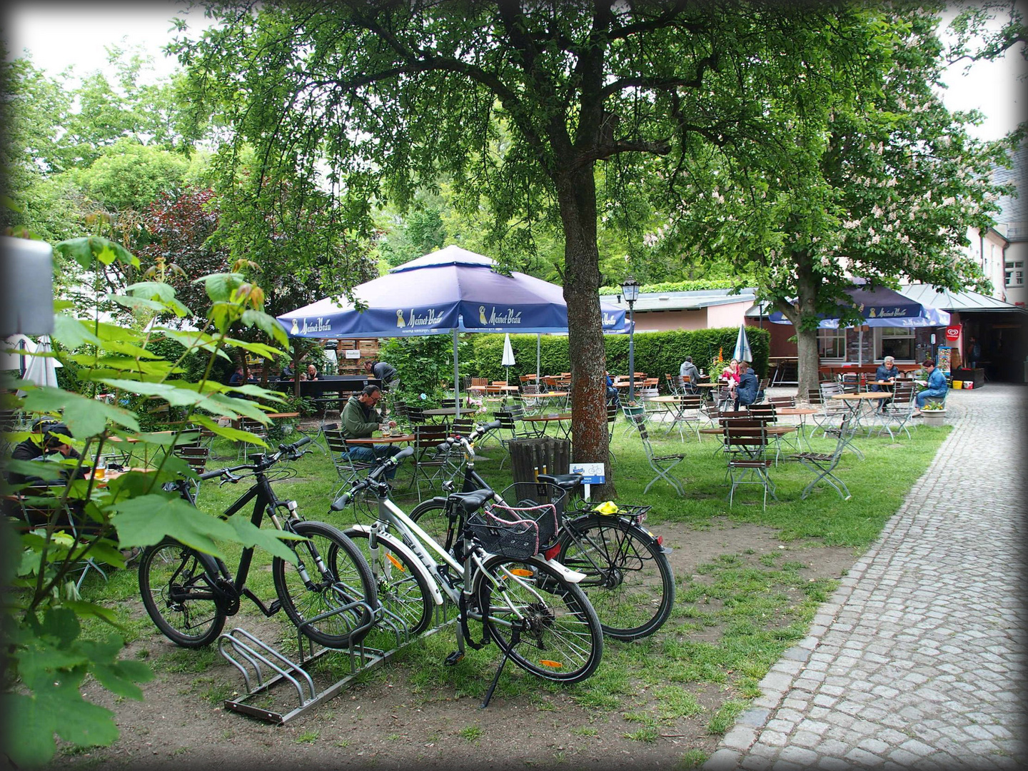 Biergarten zu Corona-Zeiten