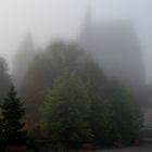 Biertan - Kirchenburg im Nebel