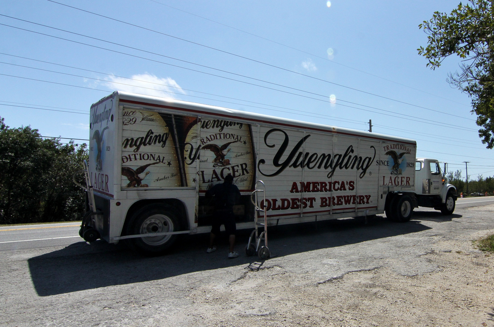 Biertruck bei den Florida Key's