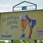 Bierwerbung auf slowakisch ...